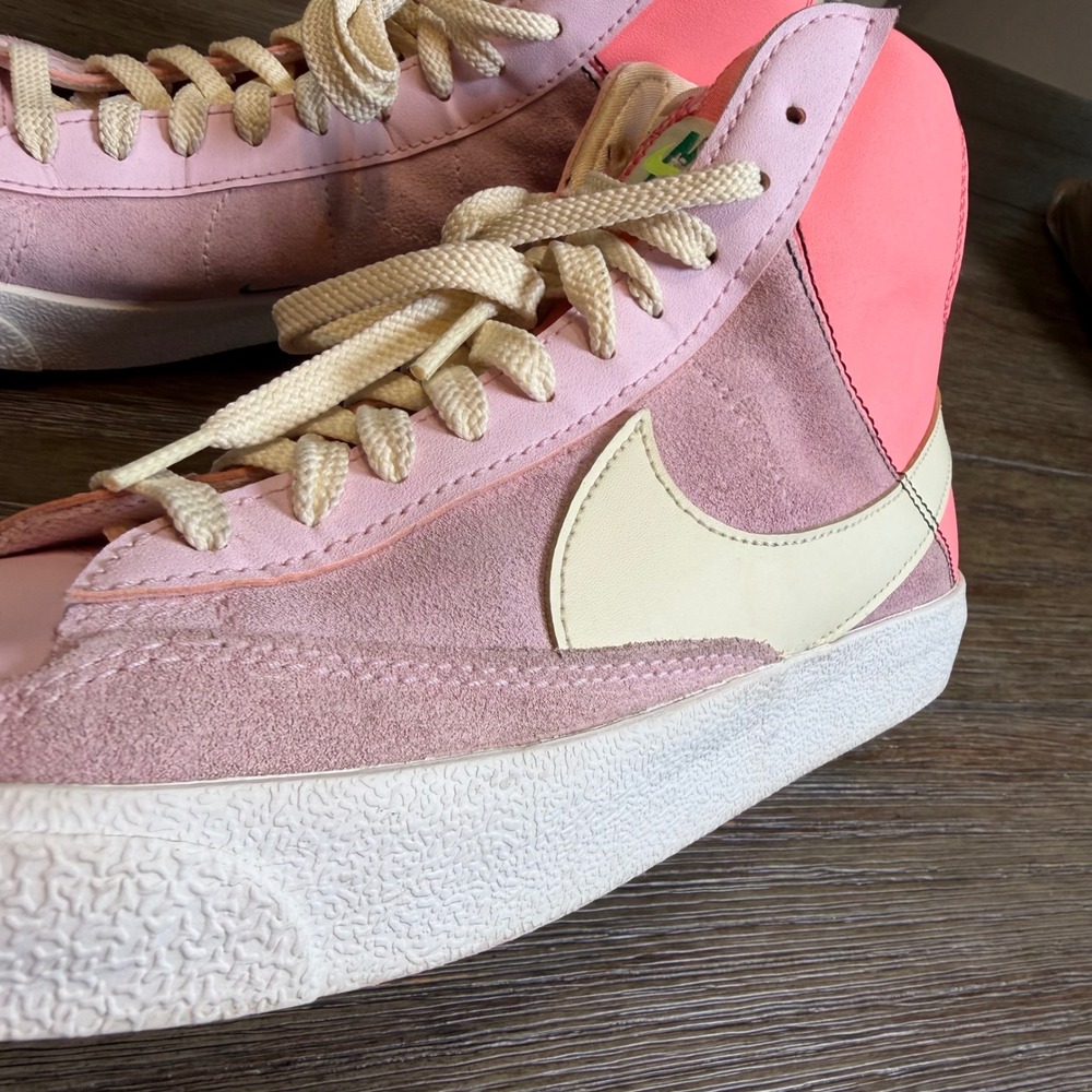 Nike Blazer Mid 77 SE Dance Sneakers Pink Foam Coconut Milk Womens 8.5 / 7Y - Picture 5 of 10